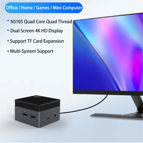Máy tính mini Intel Celeron UHD - Ảnh 5