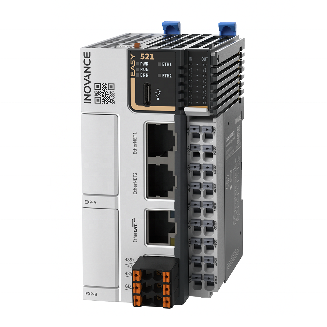 Original New inovance dễ dàng loạt PLC Easy521-0808TN ethercat-kích hoạt PLC lập trình điều khiển CPU