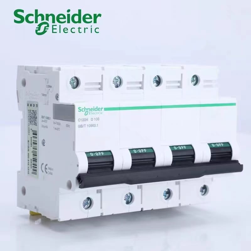 Schneider Bộ Ngắt Mạch dòng điện cao c120h 63A 80A 100A Loại C/loại D
