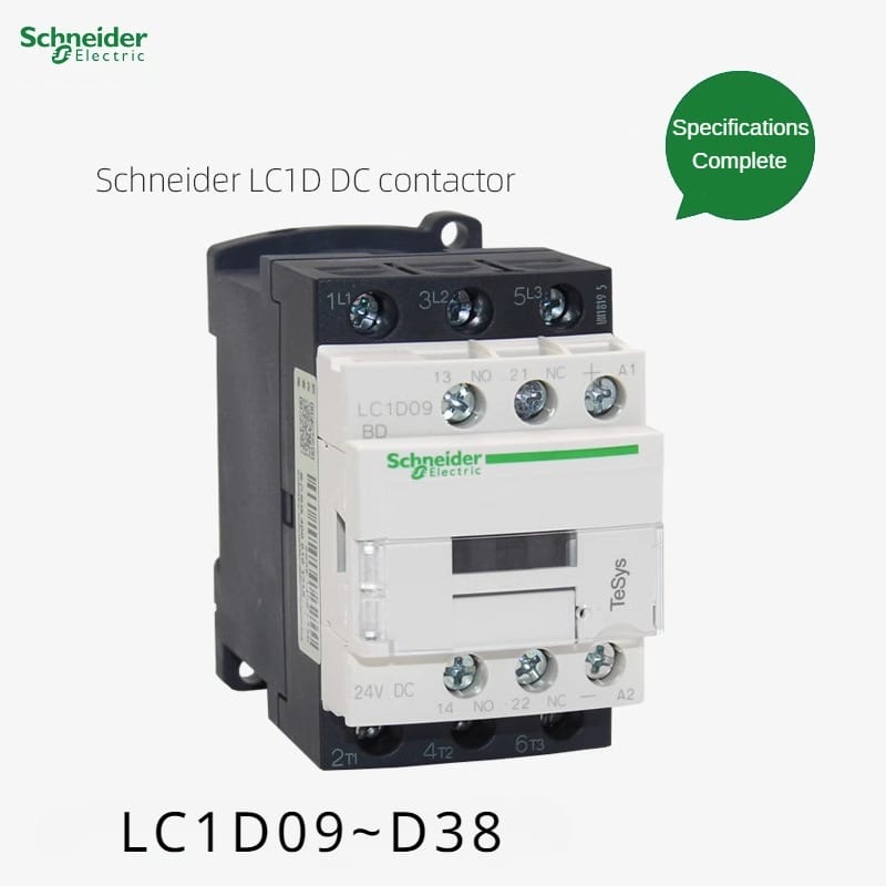 Schneider Electric lc1d09/12/18/25/32/38bd/ED/FD/MD DC Contactor đen/trắng tùy chọn lc1d DC