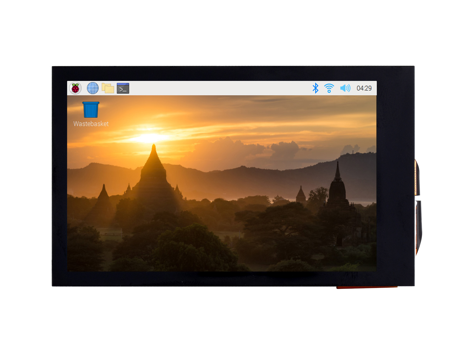 Waveshare Raspberry Pi 3.5inch IPS cảm ứng điện dung màn hình LCD, 480 × 800, điều chỉnh độ sáng, cho jetson Nano, PC, Raspberry PC