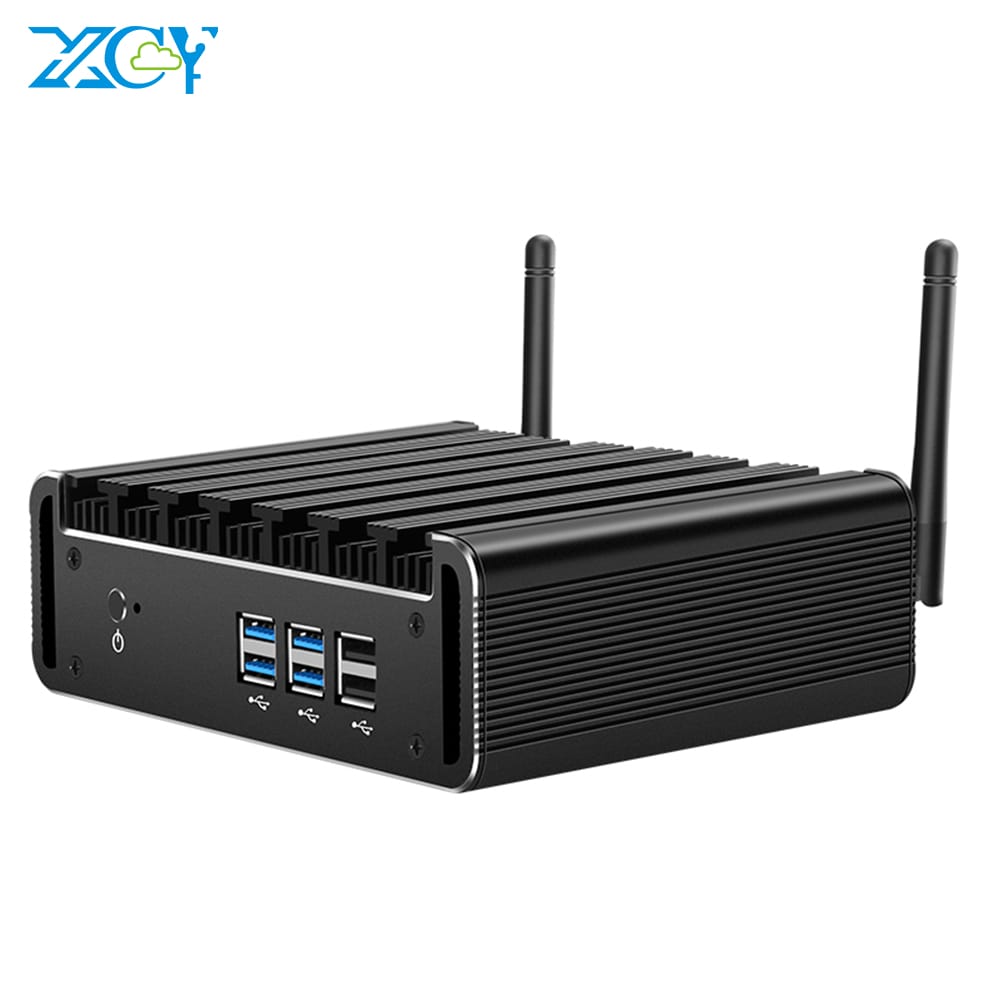 Xcy x31y Bộ xử lý Intel Core PC không Quạt Mini I7 5500U i5 5200U i3 5005U Wifi Gigabit Ethernet Windows Linux Thin Client HTPC