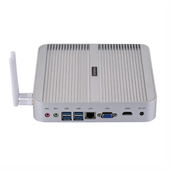 Dòng FMC-BM01 Máy tính mini không quạt với Intel Core I3 I5 I7 thế hệ thứ 4-8, VGA, HDMI