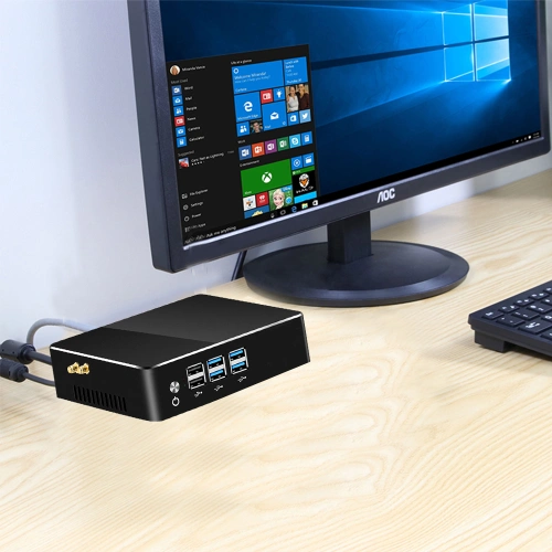 Máy tính để bàn Mini PC có quạt tản nhiệt