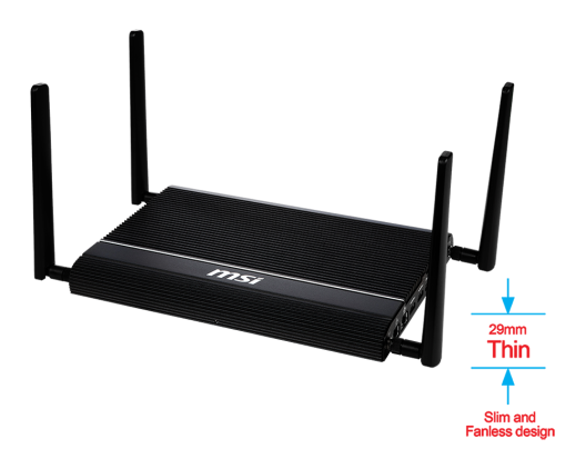 Máy tính hộp không quạt mỏng với nền tảng Intel ® Alder Lake-P U-Series