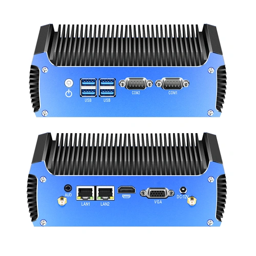 Máy tính công nghiệp mini không quạt Dual LAN