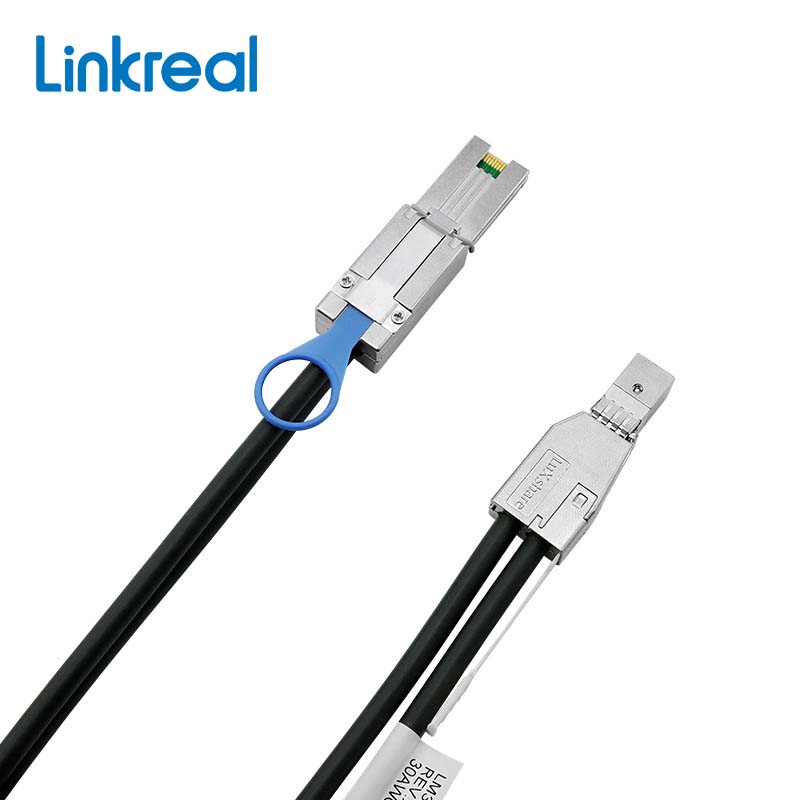 External Mini SAS SFF-8088 to Mini SAS HD SFF-8644 Cable-1M