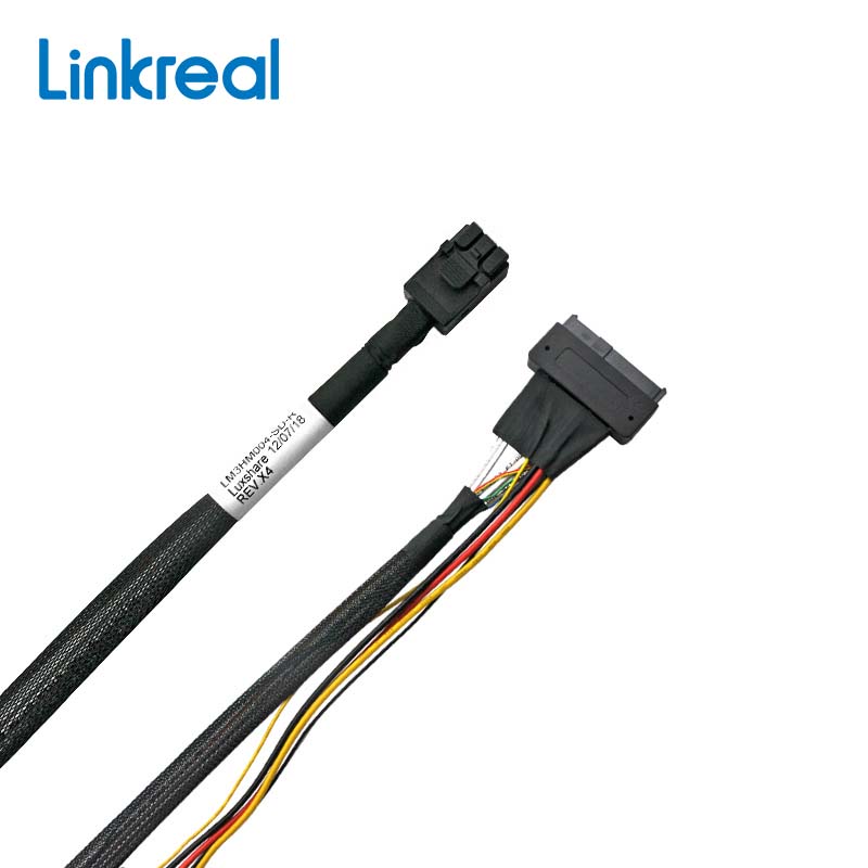 HD Mini-SAS(SFF-8643) to U.2 (SFF-8639) Cable-80CM