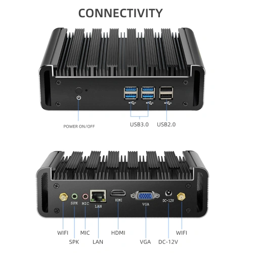 Máy tính để bàn mini không quạt