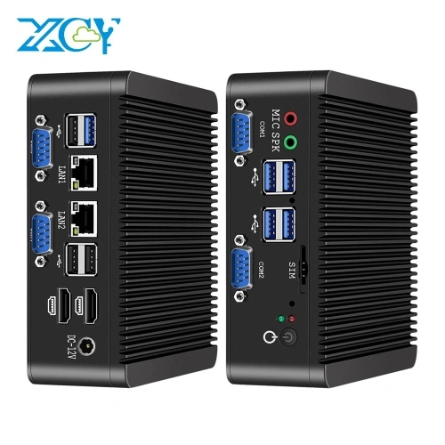 Máy tính công nghiệp mini N4000 Dual HDMI 4 cổng COM
