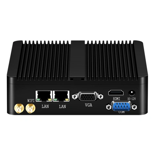 Máy tính công nghiệp không quạt Dual LAN Dual COM