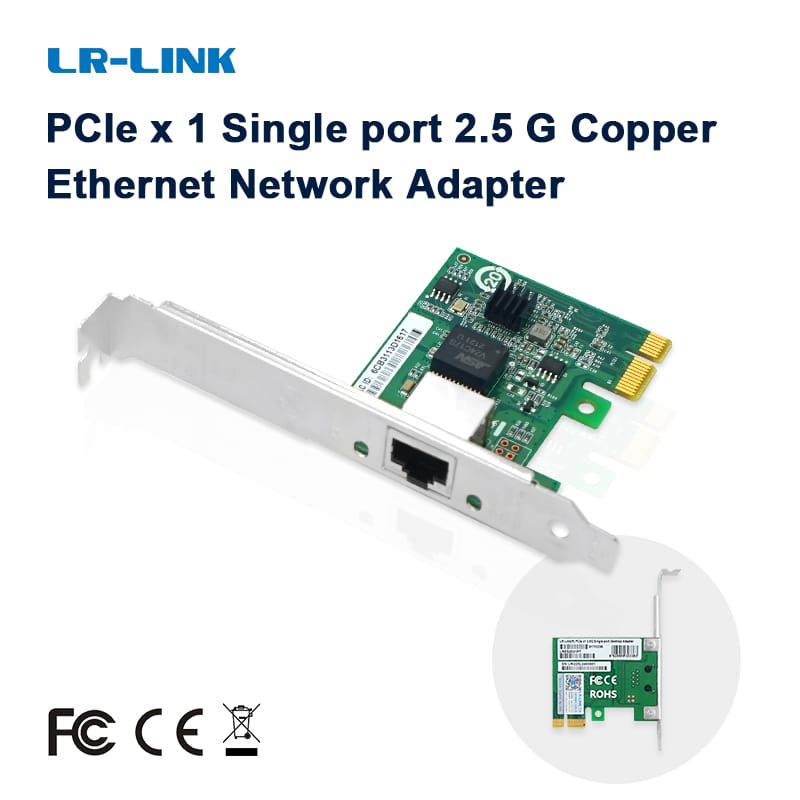 LR-LINK 2031pt Single-Port 2.5 Gigabit Đồng Ethernet Card mạng PCI Express Server Adapter Nic Intel chip dựa