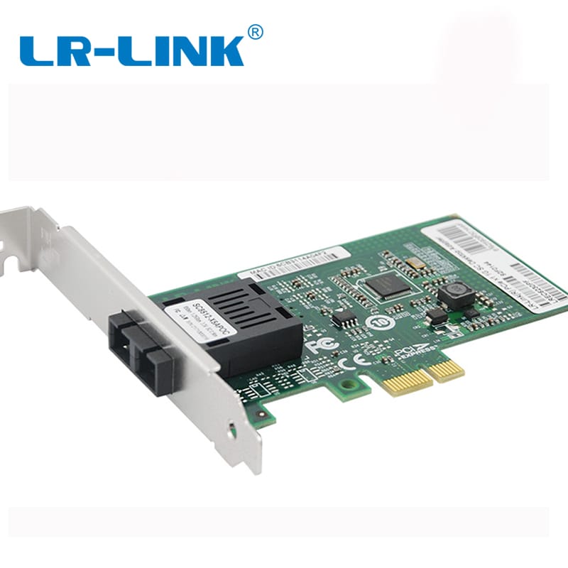 LR-LINK 6230pf PCI-E PCI Express Gigabit Ethernet Card mạng 1000Mb sợi quang Lan Adapter Máy tính để bàn PC điều khiển Intel i210