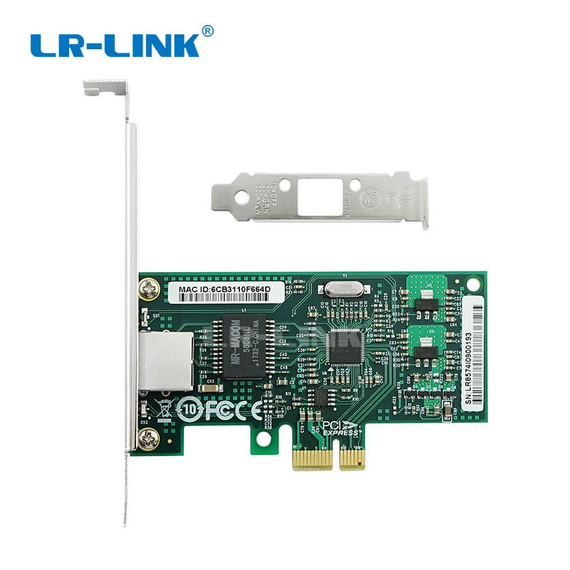 LR-LINK 9201ct PCI-Express X1 Network Adapter 10/100/1000M Gigabit Ethernet LAN Card cho PC Intel 82574 tương thích expi9301ct