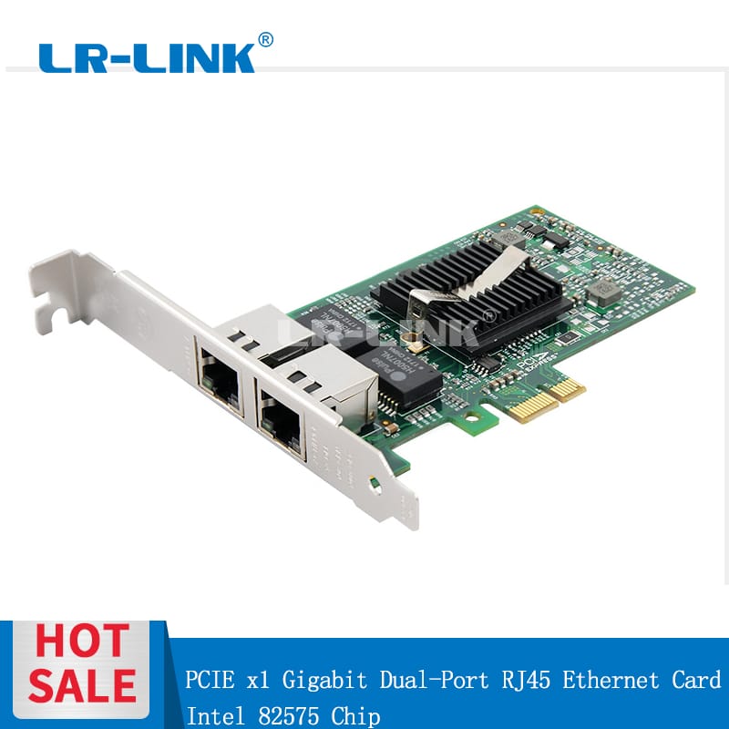 LR-LINK 9202pt 10/100/1000Mb Gigabit Ethernet LAN Card mạng cổng kép RJ45 PCI-Express Network Adapter cho PC máy chủ NIC