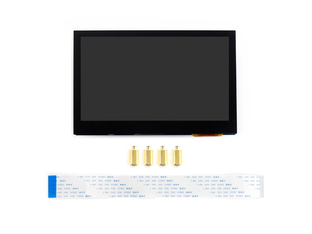 Màn hình cảm ứng điện dung 4.3inch Waveshare Màn hình RGB 24 bit IPS LCD Đồ Họa Nhiều Màu 800×480