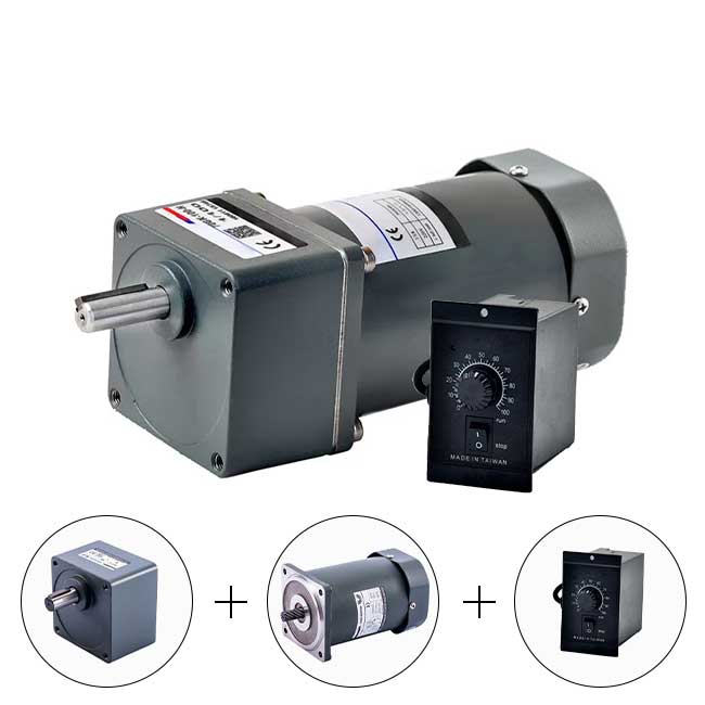 Motor giảm tốc mini 90W 1 Pha 220V (Có chỉnh tốc độ)