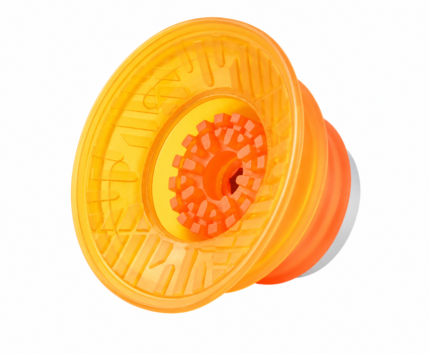 Cốc hút chân không V-WEA15-30/40/50/60/8 gấp 1,5 lần bằng polyurethane với bề mặt PU có hoa văn.