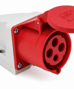Phích cắm công nghiệp PCE của Áo, ổ cắm gắn nổi, thiết bị ba pha bốn dây, 380V-32A-4 lõi-IP44-124