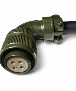 Đầu nối hàng không MS3108B 18-10S, đầu nối khuỷu động cơ servo 4 chân MR-PWCNS4
