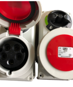 Ổ cắm điện liên động máy móc công nghiệp nhập khẩu PCE của - 32A - 5 chân - IP67 - mã sản phẩm 61252