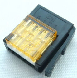 Đầu nối cảm biến 4 cực dạng thẻ thu nhỏ 3M 37104-3163-000FL chính hãng, màu cam.