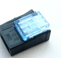 Đầu nối 3 chân chính hãng 3M 37103-2165-000FL, đầu nối cảm biến 3P đực màu xanh dương.