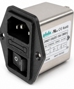 Bộ lọc một pha Yiheda ZHN27 - 10 với vít cố định và vỏ kim loại (Có thể gia công theo yêu cầu)