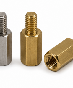 Cột đồng lục giác TBJ21-M3-L6 Yiheda, Cột thép không gỉ lục giác, Ren thô M2-4-L4-25