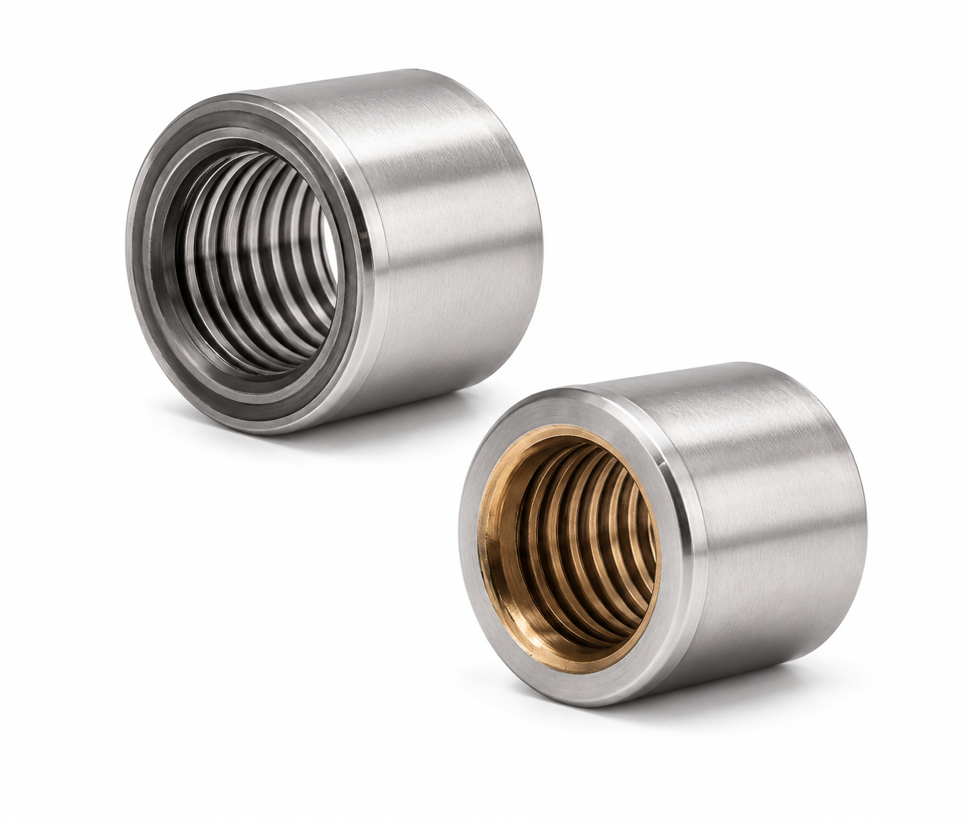 Ống dẫn hướng tấm dỡ hàng Yiheda OFC21 - d8 - L10 tự bôi - cột thẳng, loại vai, loại tiêu chuẩn.