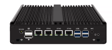 Máy tính mini công nghiệp Intel Core i5 - 8305G/i7 - - với bốn cổng mạng, sáu cổng nối tiếp và GPIO. - Ảnh 2