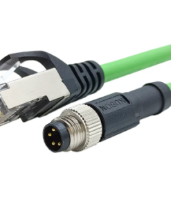 Cáp Ethernet công nghiệp M8 sang RJ45, tương thích M12, cáp 4 lõi Beckhoff ZK1090-3131-0002/3191