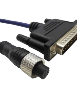 Cáp chuyển đổi M12 sang DB25 tương thích với đầu đọc mã vạch CAB-DS03-S và CAB-DS05 của DeliJ.