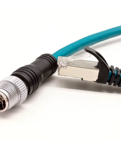 Cáp thử nghiệm Delijie Matrix220/M320, cáp Ethernet công nghiệp M12, 8 lõi kiểu X CAB-ETH-X-M03