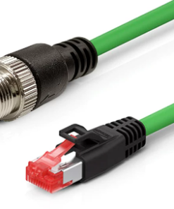 Cáp kết nối tương thích với mô - đun Beckhoff ZK1090 - - hồi tín hiệu, cáp mạng 4 lõi M12 sang RJ45.