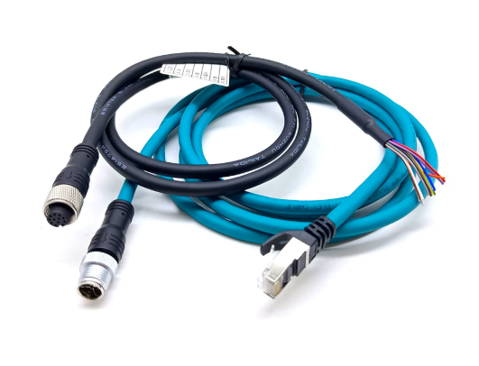 Tương thích với cáp mạng gigabit tiêu chuẩn của camera - - IDA - E - M12A8pF - RJ45 - ST - 5m/HF - 3