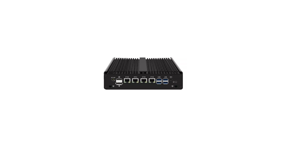 Máy tính mini công nghiệp Intel Core i5-8305G/i7-13650HX với bốn cổng mạng, sáu cổng nối tiếp và GPIO.