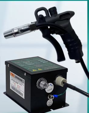 Súng thổi khí ion Stiek ST302B dùng để phun nhựa không bụi, loại bỏ tĩnh điện và bụi bẩn, súng thổi bụi tĩnh điện plasma.