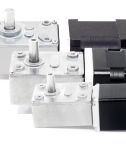 Bộ giảm tốc bánh răng trục vít 28/35/42/57, động cơ bước, bánh răng trục vít góc vuông, tự khóa, thu nhỏ, mô-men xoắn cao