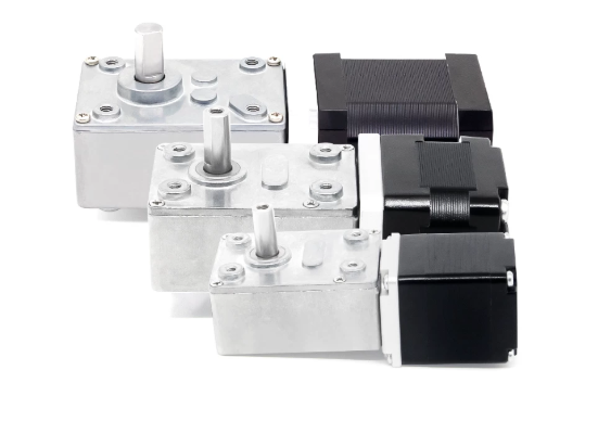 Bộ giảm tốc bánh răng trục vít 28/35/42/57, động cơ bước, bánh răng trục vít góc vuông, tự khóa, thu nhỏ, mô-men xoắn cao