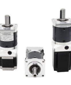 Một động cơ giảm tốc cỡ trung bình kết hợp với một động cơ servo 400W sử dụng hộp số servo bước với tỷ số giảm tốc 40.